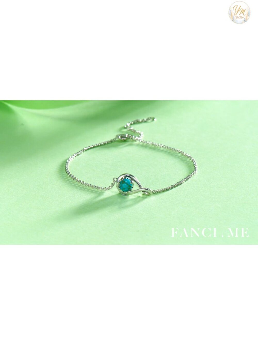 925 Sterling Silver Infinity Birthstone Bracelet Adjustable Lobster Claw Fine - Picture 6 of 6
